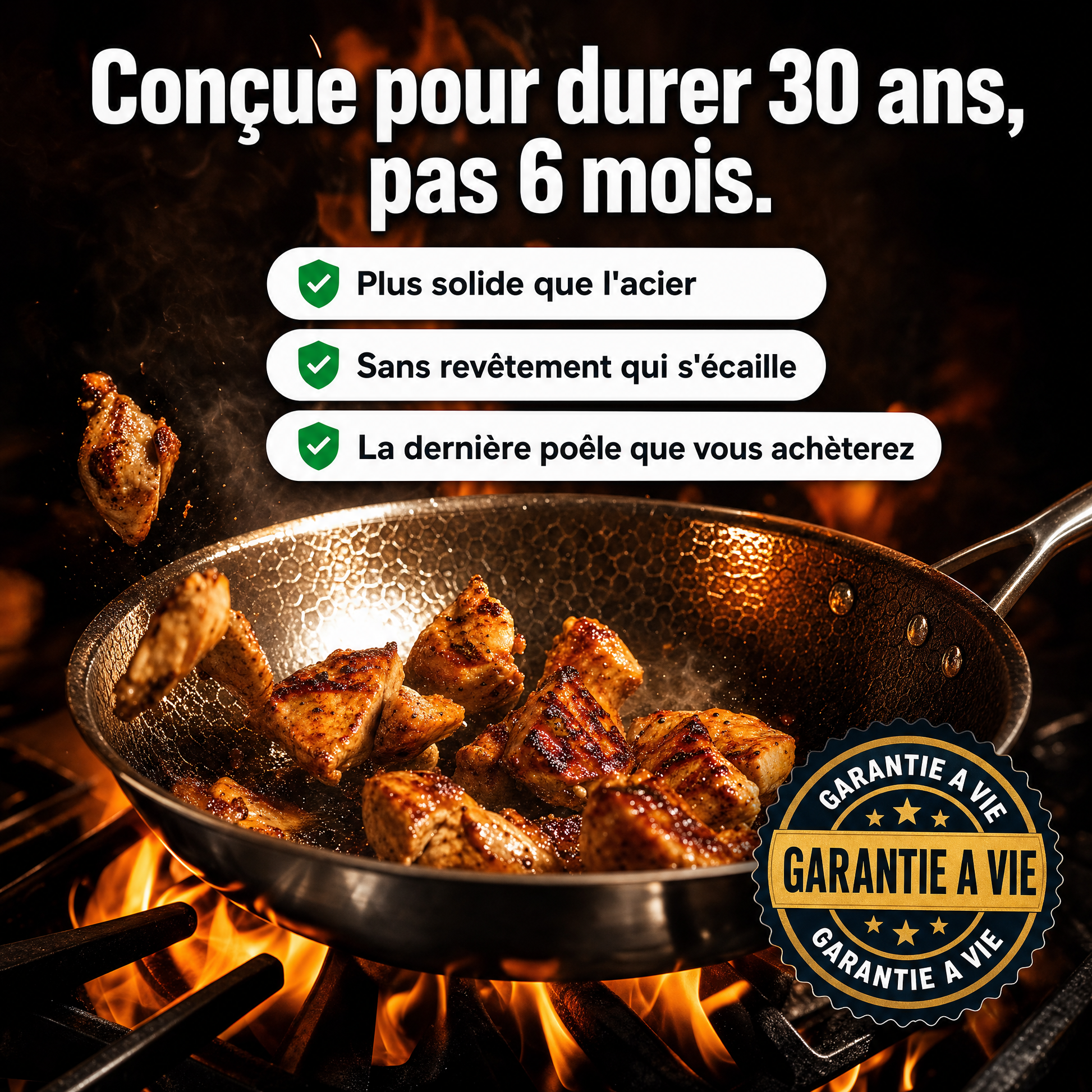 Conçue pour durer 30 ans pas 6 mois — garantie à vie MIJOTA
