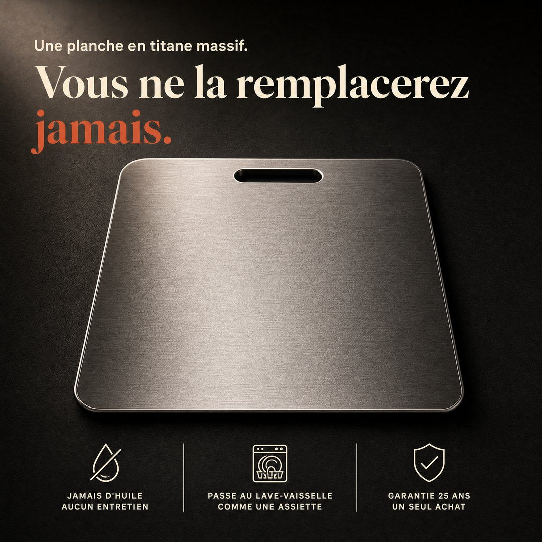 Planche titane, ce qu'elle laisse derrière elle