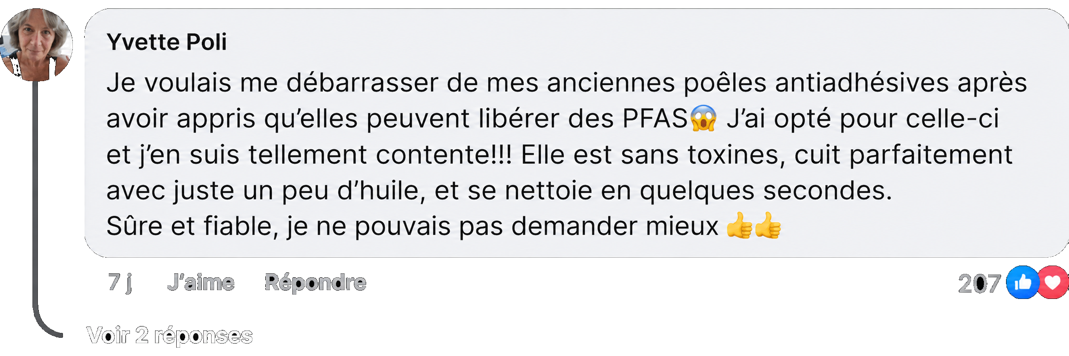 Commentaire client MIJOTA - Yvette Poli