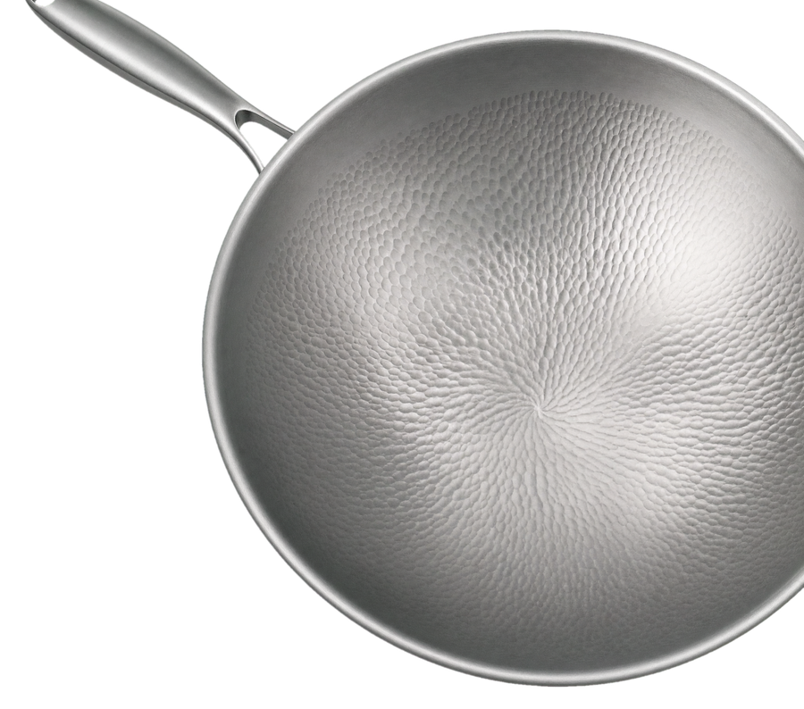 Wok MIJOTA en titane martelé