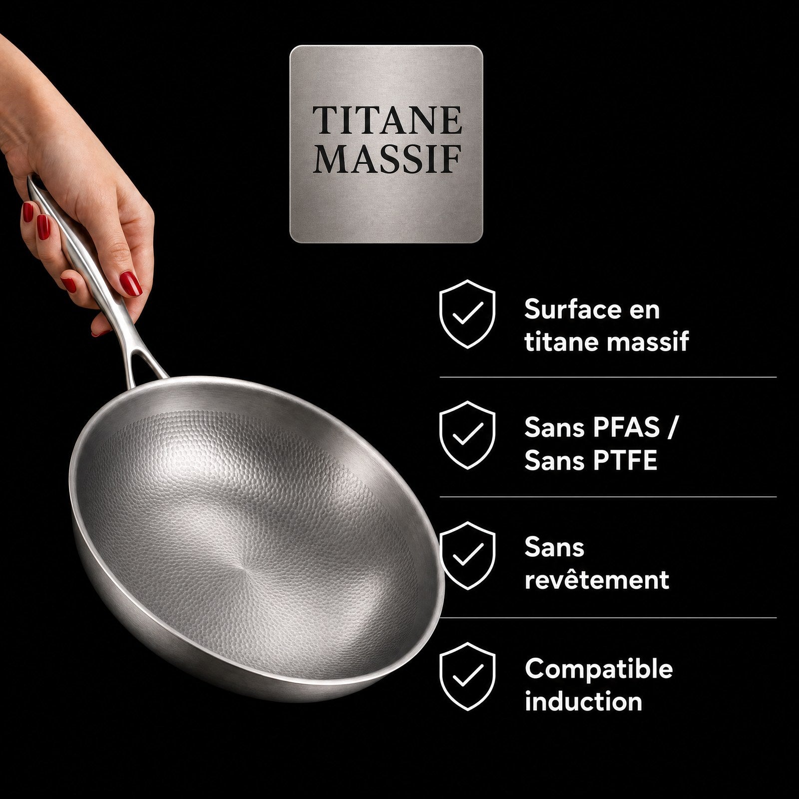 Bénéfices du wok MIJOTA Titane 3X