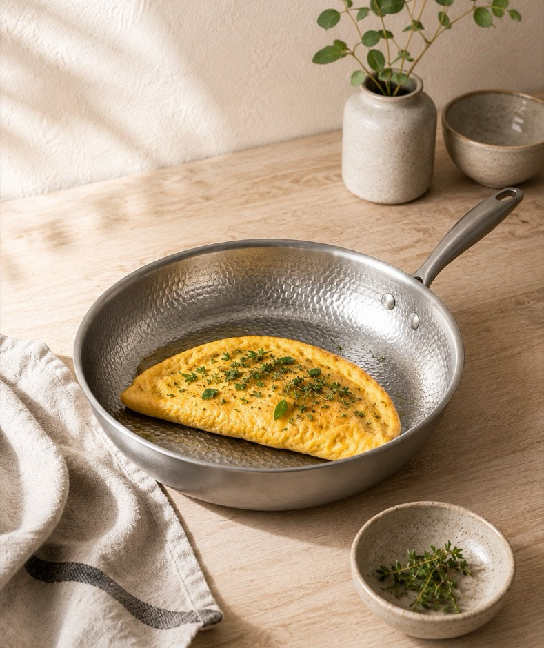 Omelette dans une poêle MIJOTA