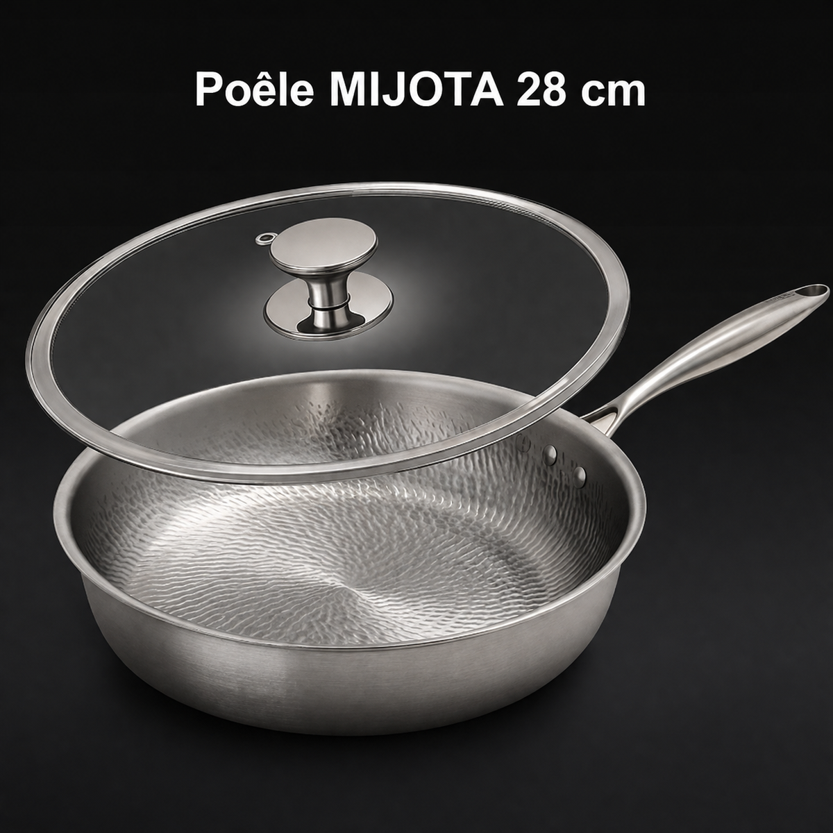 Poêle MIJOTA Titane 3X incluse dans la batterie complète