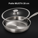Poêle MIJOTA Titane 3X incluse dans la batterie 6 pièces