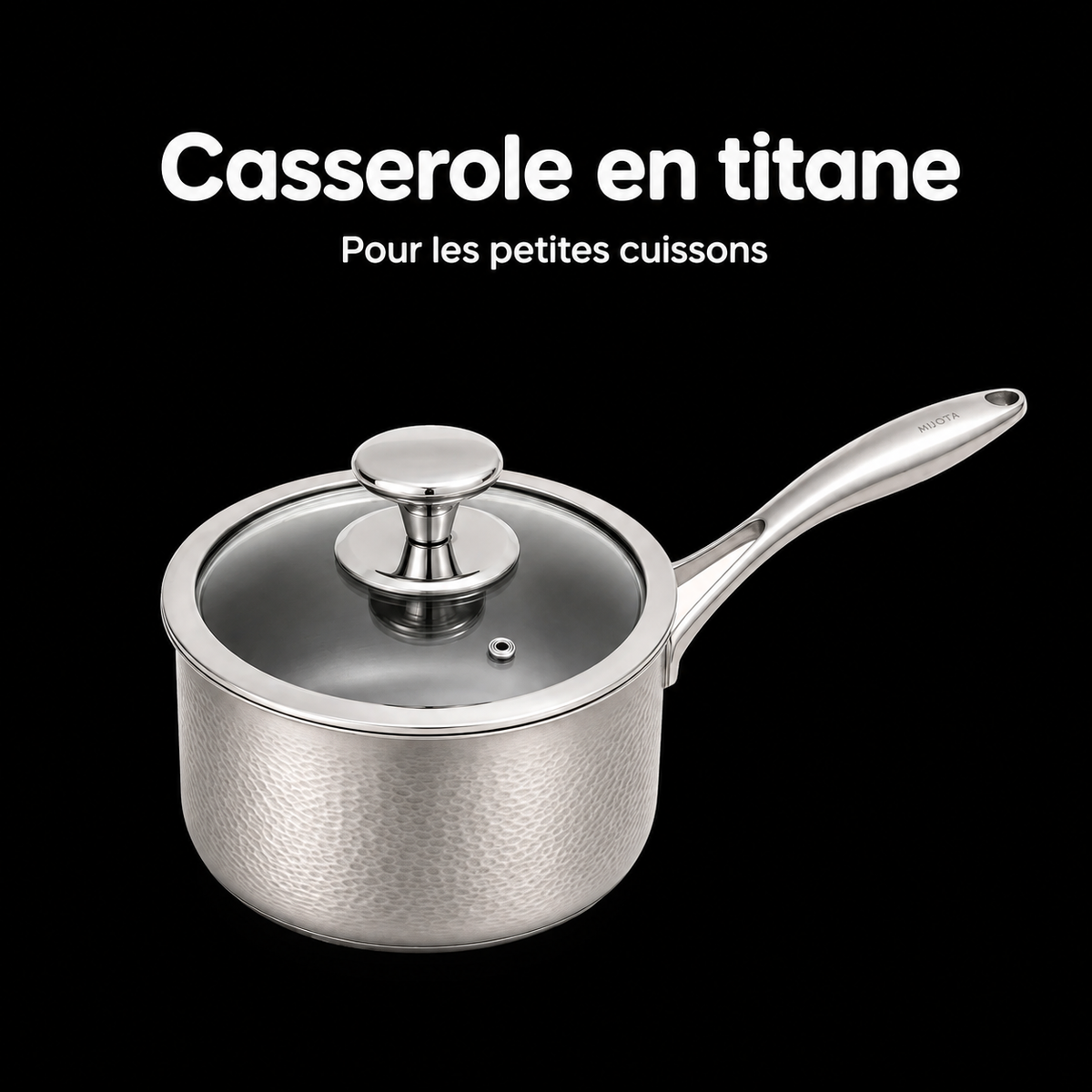 Casserole MIJOTA Titane 3X incluse dans la batterie 6 pièces