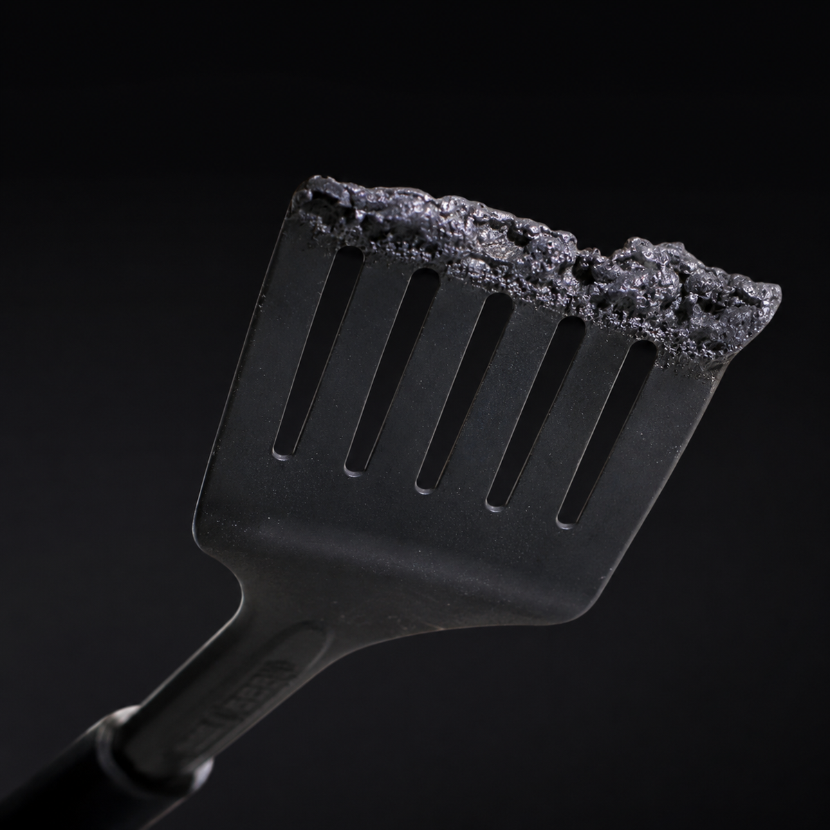 Ustensile plastique déformé par la chaleur